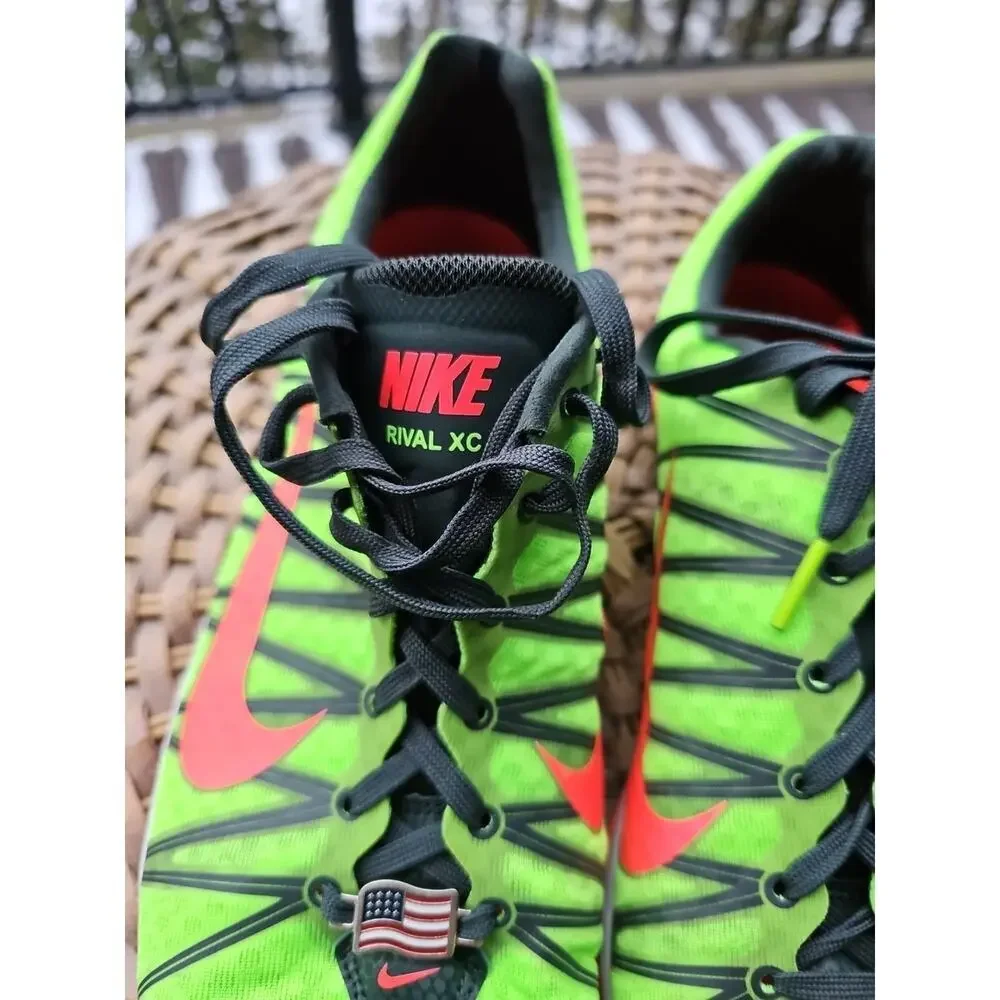 Nike Zoom Rival XC 605506-363 Lime Black Running Shoes Sneakers 11 US 45 EU Glow